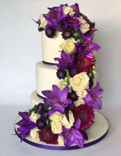 Wedding cake by Cakes by Katie Allen