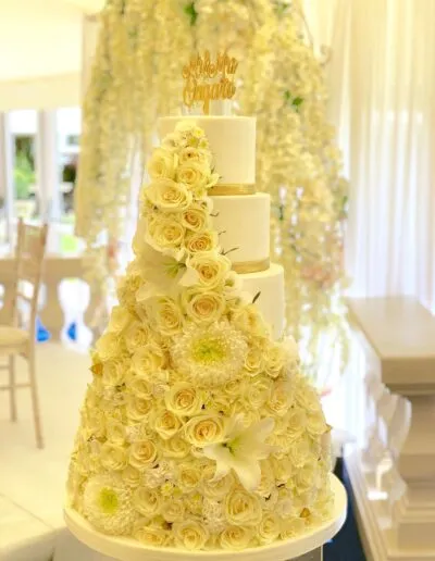 Wedding cake by Cakes by Katie Allen
