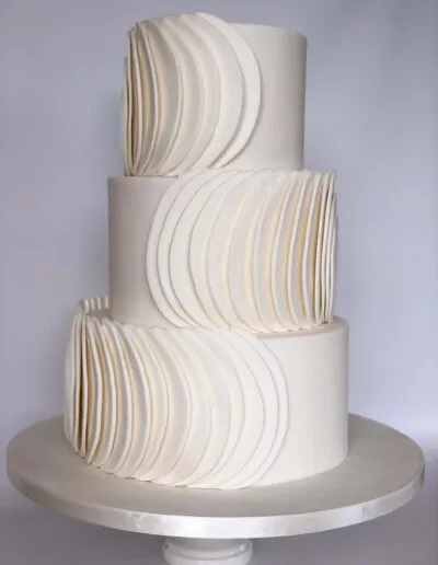 Wedding cake by Cakes by Katie Allen
