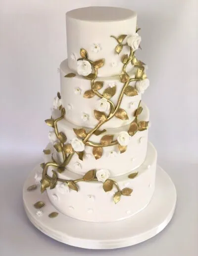 Wedding cake by Cakes by Katie Allen