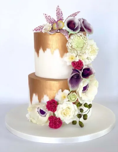 Wedding cake by Cakes by Katie Allen