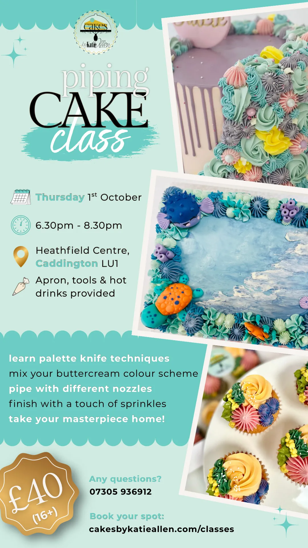 Piping Cake Class